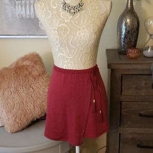 Cute Mini Wrap Skirt